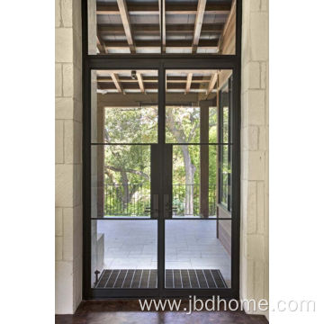 Aluminum Double Glazed Front Doors Customized